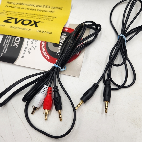 Zvox Accuvoice AV203 TV Speaker 6 Level No Remote Wall Mount Or Shelf Black - Picture 10 of 15